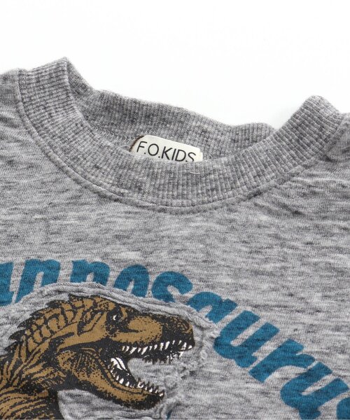 F.O.KIDS(エフオーキッズ)の「恐竜Tシャツ(Tシャツ/カットソー・キッズ・グレー/マスタード/ネイビー/ベージュ・95/90/130/110/120/80/100/140)」の12枚目の写真