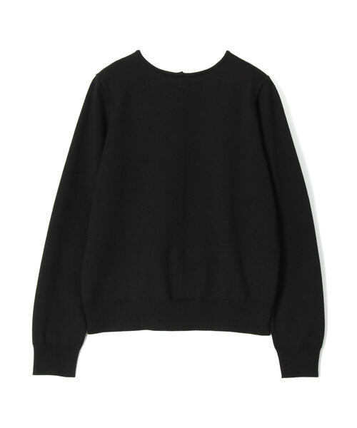 TOMORROWLAND （トゥモローランド）の「■■■ウールポリエステル バックパールボタンプルオーバー（ニット/セーター・レディース・チャコールグレー/ブラック/ブラック系その他・S/M）」の16枚目の写真