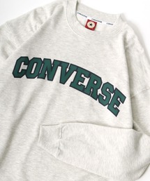 CONVERSE/コンバース 別注 オーバーサイズ 裏毛 カレッジロゴ スウェット トレーナー/長袖 トップス プルオーバー/レディース メンズ