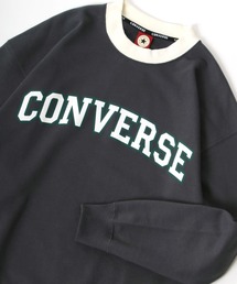 CONVERSE/コンバース 別注 オーバーサイズ 裏毛 カレッジロゴ スウェット トレーナー/長袖 トップス プルオーバー/レディース メンズ