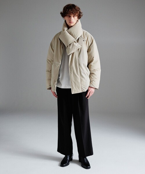 tk.TAKEO KIKUCHI(ティーケータケオキクチ)の「◆インバーテッドストレッチワイドストレートスラックス(その他パンツ・メンズ・ブラック/ブラウン系/ダークグリーン・01/02/03)」の8枚目の写真