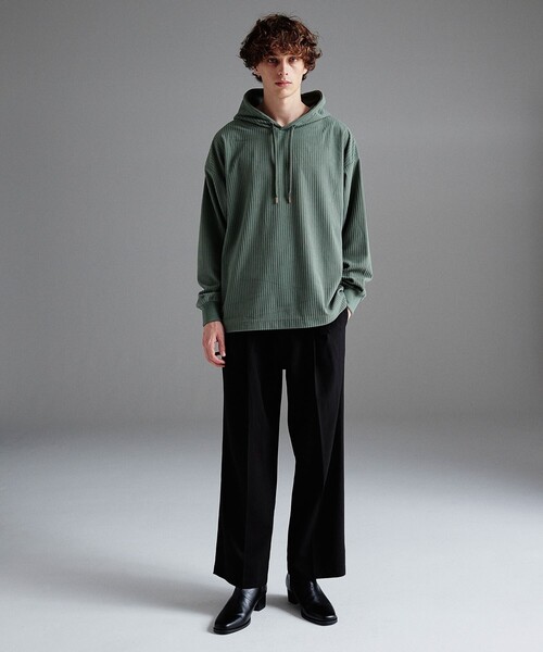 tk.TAKEO KIKUCHI(ティーケータケオキクチ)の「◆インバーテッドストレッチワイドストレートスラックス(その他パンツ・メンズ・ブラック/ブラウン系/ダークグリーン・01/02/03)」の17枚目の写真