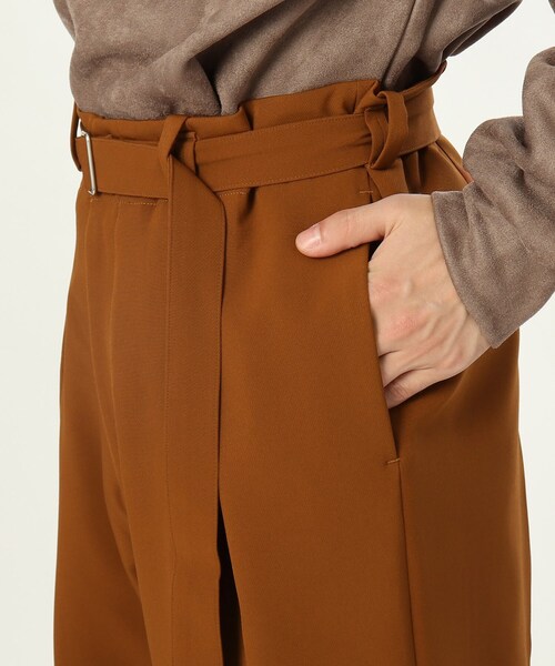 tk.TAKEO KIKUCHI(ティーケータケオキクチ)の「◆インバーテッドストレッチワイドストレートスラックス(その他パンツ・メンズ・ブラック/ブラウン系/ダークグリーン・01/02/03)」の21枚目の写真