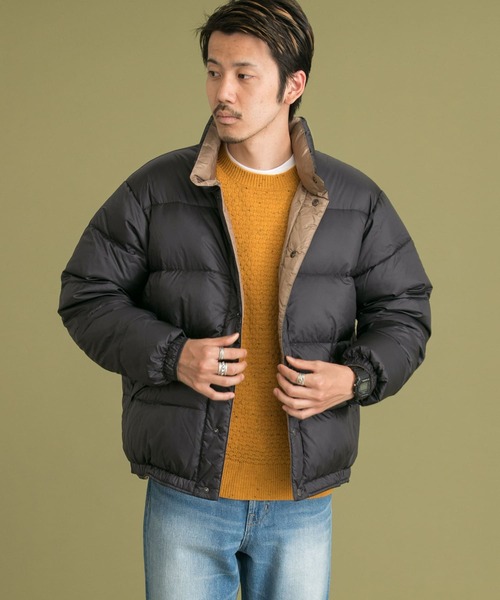 URBAN RESEARCH Sonny Label（アーバンリサーチサニーレーベル）の「配色リバーシブルマルハチダウンジャケット∴（ダウンジャケット/コート・メンズ・カーキ/キャメル・MEDIUM/LARGE）」の18枚目の写真