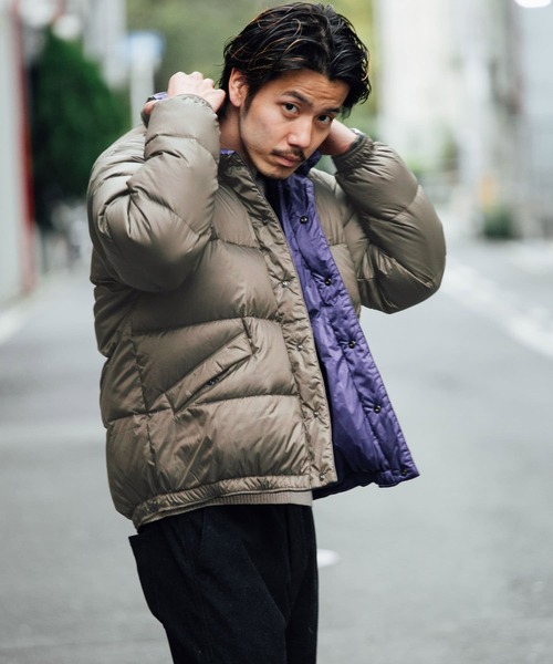 URBAN RESEARCH Sonny Label（アーバンリサーチサニーレーベル）の「配色リバーシブルマルハチダウンジャケット∴（ダウンジャケット/コート・メンズ・カーキ/キャメル・MEDIUM/LARGE）」の13枚目の写真