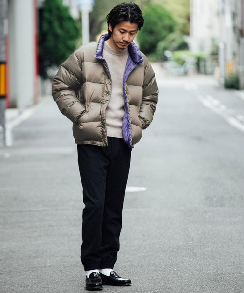URBAN RESEARCH Sonny Label（アーバンリサーチサニーレーベル）の「配色リバーシブルマルハチダウンジャケット∴（ダウンジャケット/コート・メンズ・カーキ/キャメル・MEDIUM/LARGE）」の8枚目の写真