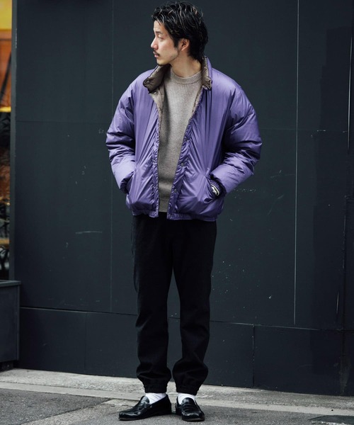 URBAN RESEARCH Sonny Label（アーバンリサーチサニーレーベル）の「配色リバーシブルマルハチダウンジャケット∴（ダウンジャケット/コート・メンズ・カーキ/キャメル・MEDIUM/LARGE）」の4枚目の写真