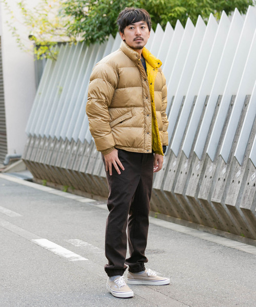 URBAN RESEARCH Sonny Label（アーバンリサーチサニーレーベル）の「配色リバーシブルマルハチダウンジャケット∴（ダウンジャケット/コート・メンズ・カーキ/キャメル・MEDIUM/LARGE）」の9枚目の写真