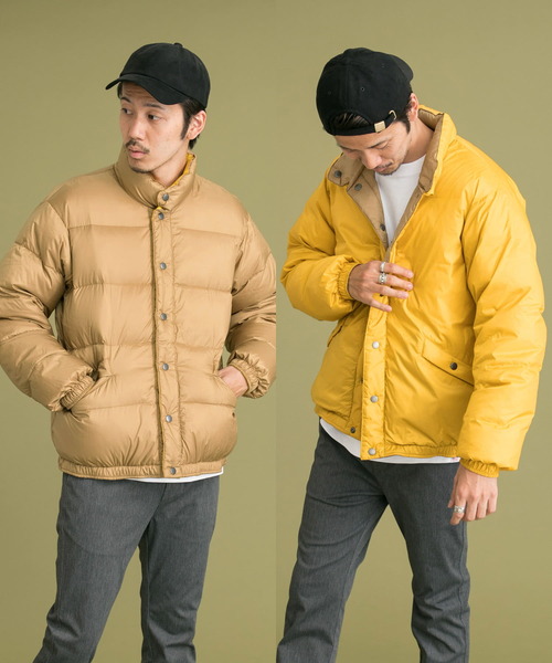 URBAN RESEARCH Sonny Label（アーバンリサーチサニーレーベル）の「配色リバーシブルマルハチダウンジャケット∴（ダウンジャケット/コート・メンズ・カーキ/キャメル・MEDIUM/LARGE）」の20枚目の写真