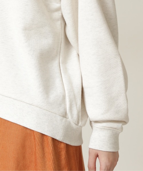 NATURAL BEAUTY BASIC（ナチュラルビューティーベーシック）の「フレンチロゴ裏毛（Tシャツ/カットソー・レディース・グレー/ベージュ/ネイビー・MEDIUM）」の6枚目の写真