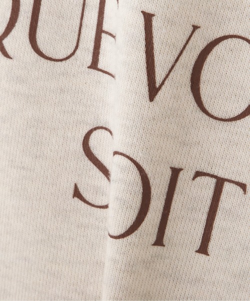 NATURAL BEAUTY BASIC（ナチュラルビューティーベーシック）の「フレンチロゴ裏毛（Tシャツ/カットソー・レディース・グレー/ベージュ/ネイビー・MEDIUM）」の19枚目の写真