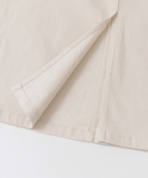 URBAN RESEARCH DOORS(アーバンリサーチドアーズ)の「コットンツイルストレッチスカート(スカート・レディース・ブラック/ナチュラル・36/38)」の6枚目の写真