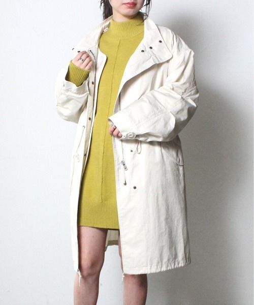 one way（ワンウェイ）の「M-65ライナー付きコート（ミリタリージャケット・レディース・ホワイト/ブラック/ダークグリーン・FREE）」の7枚目の写真