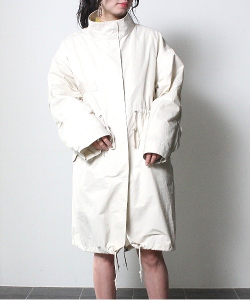 one way（ワンウェイ）の「M-65ライナー付きコート（ミリタリージャケット・レディース・ホワイト/ブラック/ダークグリーン・FREE）」の20枚目の写真