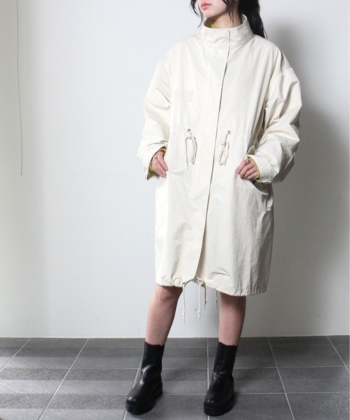 one way（ワンウェイ）の「M-65ライナー付きコート（ミリタリージャケット・レディース・ホワイト/ブラック/ダークグリーン・FREE）」の22枚目の写真