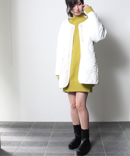 one way（ワンウェイ）の「M-65ライナー付きコート（ミリタリージャケット・レディース・ホワイト/ブラック/ダークグリーン・FREE）」の14枚目の写真