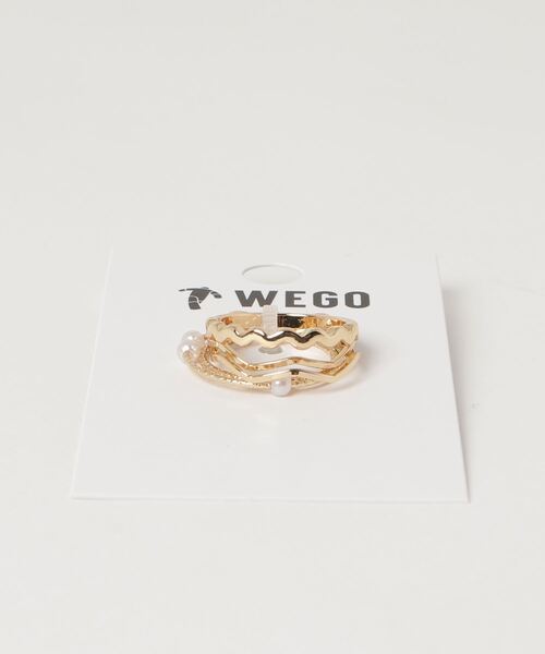 WEGO（ウィゴー）の「WEGO/【5点セット】シンプルリング（リング・レディース・シルバー/ゴールド・FREE）」の3枚目の写真