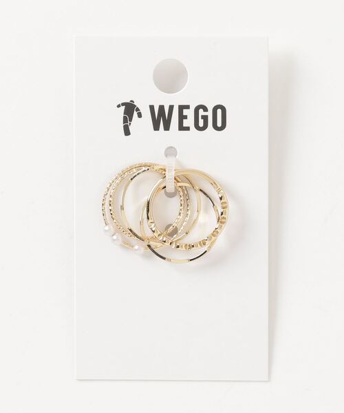WEGO（ウィゴー）の「WEGO/【5点セット】シンプルリング（リング・レディース・シルバー/ゴールド・FREE）」の5枚目の写真