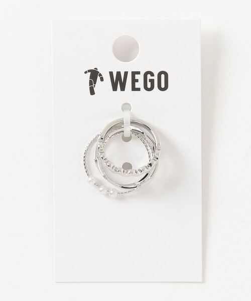 WEGO（ウィゴー）の「WEGO/【5点セット】シンプルリング（リング・レディース・シルバー/ゴールド・FREE）」の4枚目の写真