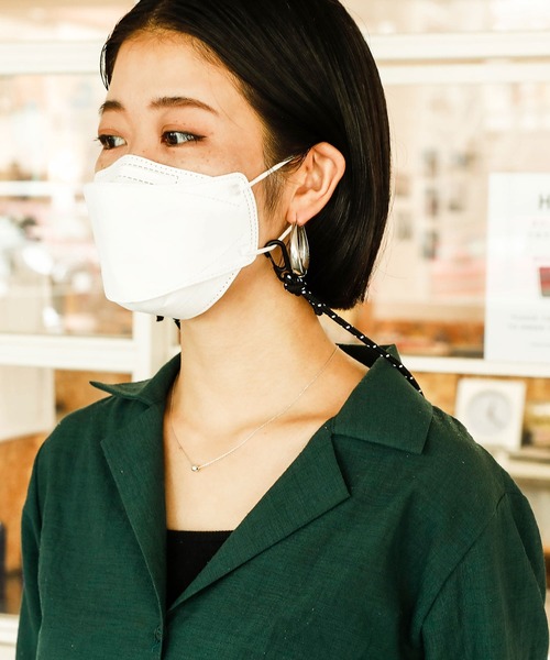 HIGHTIDE（ハイタイド）の「コードストラップ ロープ コードホルダー カラビナ ネックストラップ スマホショルダー（スマホグッズ・レディース・ブラック/グレー・FREE）」の5枚目の写真