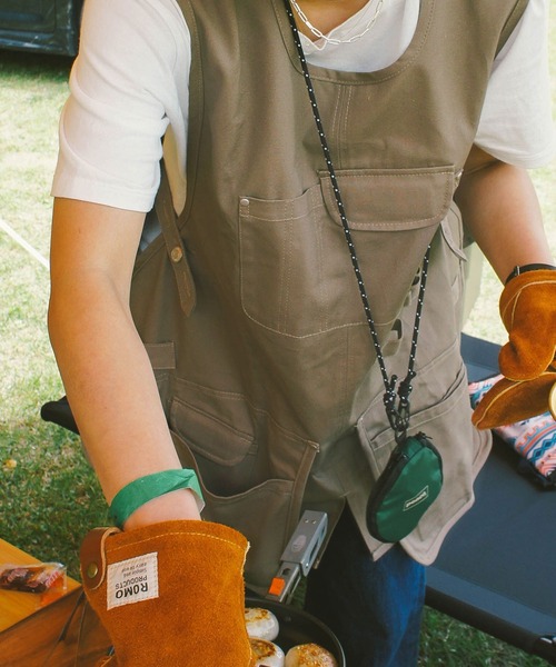 HIGHTIDE（ハイタイド）の「コードストラップ ロープ コードホルダー カラビナ ネックストラップ スマホショルダー（スマホグッズ・レディース・ブラック/グレー・FREE）」の12枚目の写真