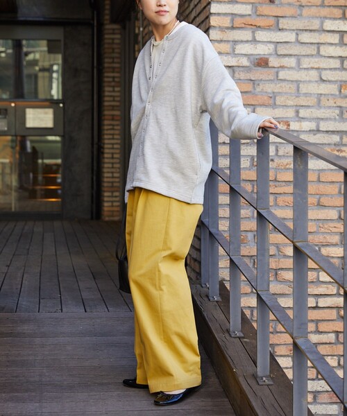 ▽【WEB限定】MACOBER×FREAK'SSTORE/マコバー別注裏毛スナップボタンカーディガン
