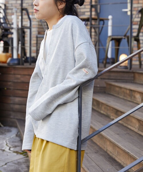 ▽【WEB限定】MACOBER×FREAK'SSTORE/マコバー別注裏毛スナップボタンカーディガン