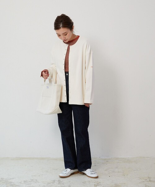 ▽【WEB限定】MACOBER×FREAK'SSTORE/マコバー別注裏毛スナップボタンカーディガン