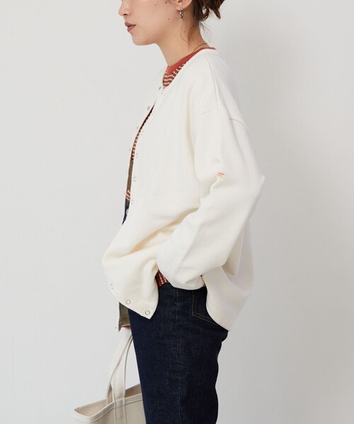 ▽【WEB限定】MACOBER×FREAK'SSTORE/マコバー別注裏毛スナップボタンカーディガン