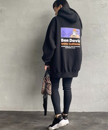 BEN DAVIS（ベンデイビス）の「[BEN DAVIS/ベンデイビス] ビッグシルエットバックプリントパーカー（パーカー・メンズ）」