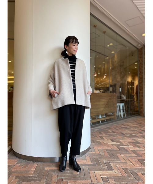 BEARDSLEY（ビアズリー）の「ギャザーテーパードパンツ（その他パンツ・レディース・ブラック・FREE）」の6枚目の写真