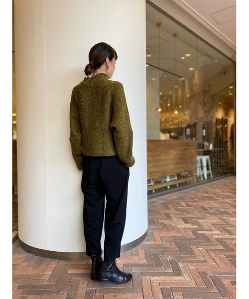 BEARDSLEY（ビアズリー）の「ギャザーテーパードパンツ（その他パンツ・レディース・ブラック・FREE）」の2枚目の写真