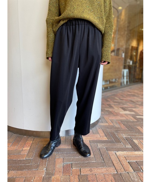 BEARDSLEY（ビアズリー）の「ギャザーテーパードパンツ（その他パンツ・レディース・ブラック・FREE）」の4枚目の写真