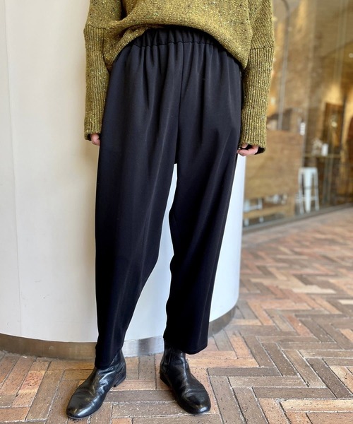 BEARDSLEY（ビアズリー）の「ギャザーテーパードパンツ（その他パンツ・レディース・ブラック・FREE）」の12枚目の写真