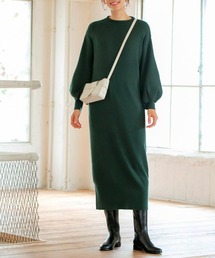 もちもちボリュームスリーブワンピース