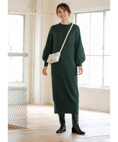 STYLE DELI（スタイルデリ）の「もちもちボリュームスリーブワンピース