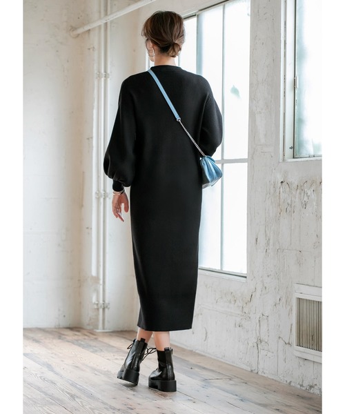 STYLE DELI（スタイルデリ）の「もちもちボリュームスリーブワンピース