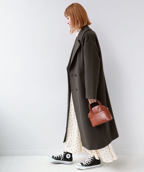 Simplicite(サンプリシテ)の「スーパー100Wビーバー ビッグカラーコート◆(その他アウター・レディース・ベージュ/ブラウン/モカ/キャメル/ライトベージュ・FREE)」の7枚目の写真