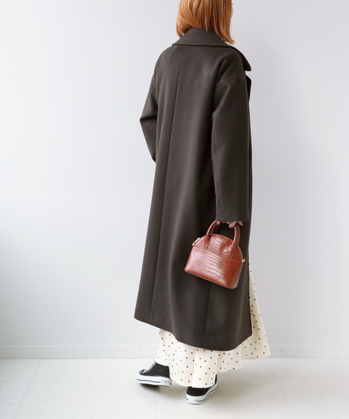 Simplicite(サンプリシテ)の「スーパー100Wビーバー ビッグカラーコート◆(その他アウター・レディース・ベージュ/ブラウン/モカ/キャメル/ライトベージュ・FREE)」の8枚目の写真