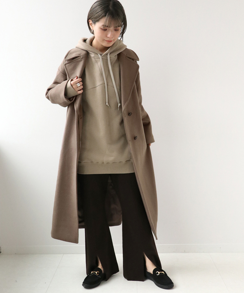 Simplicite(サンプリシテ)の「スーパー100Wビーバー ビッグカラーコート◆(その他アウター・レディース・ベージュ/ブラウン/モカ/キャメル/ライトベージュ・FREE)」の18枚目の写真