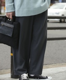 SENSE OF PLACE by URBAN RESEARCH | 『SサイズWEB/一部店舗限定』ウールライクタックワイドパンツ(スラックス)