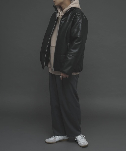 SENSE OF PLACE by URBAN RESEARCH(センスオブプレイスバイアーバンリサーチ)の「『Sサイズあり』ウールライクタックワイドパンツ(その他パンツ・メンズ・ブラック/ブラウン/グレー/ライトベージュ・MEDIUM/LARGE/SMALL)」の13枚目の写真