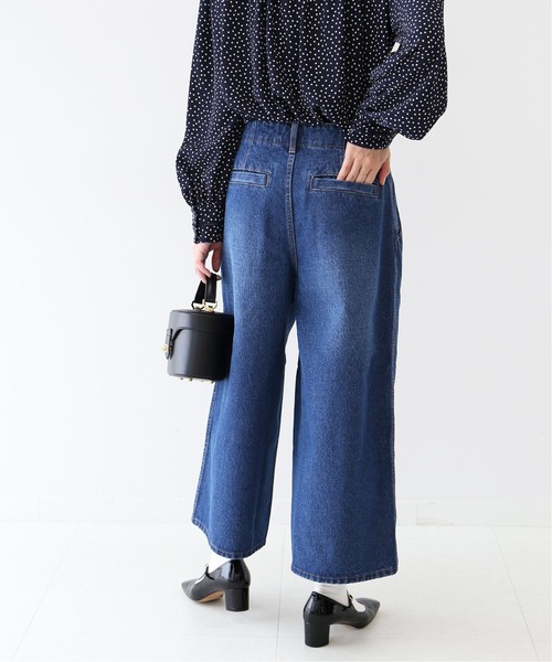 【SLOBE IENA】バギーデニムパンツ　スローブイエナ セール】《追加2》LE DENIM バギーパンツ（デニムパンツ