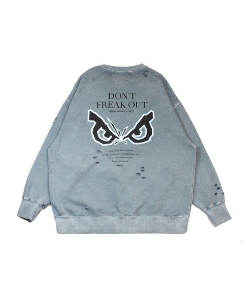 BAD BOY（バッドボーイ）の「【BADBOY】PRDX別注BADBOYダメージスウェット（スウェット・レディース・グレー/ブラック・LARGE/MEDIUM）」の20枚目の写真