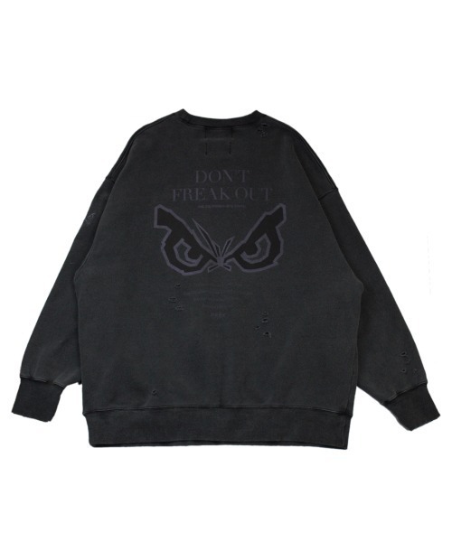 BAD BOY（バッドボーイ）の「【BADBOY】PRDX別注BADBOYダメージスウェット（スウェット・レディース・グレー/ブラック・LARGE/MEDIUM）」の21枚目の写真