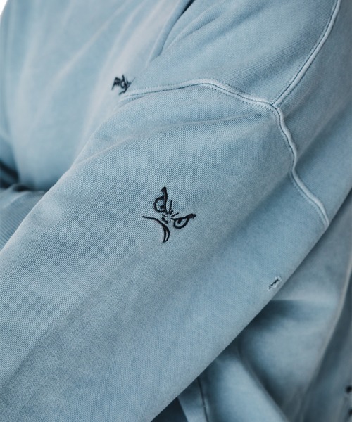 BAD BOY（バッドボーイ）の「【BADBOY】PRDX別注BADBOYダメージスウェット（スウェット・レディース・グレー/ブラック・LARGE/MEDIUM）」の3枚目の写真