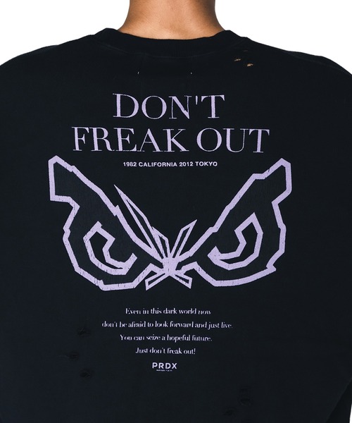 BAD BOY（バッドボーイ）の「【BADBOY】PRDX別注BADBOYダメージスウェット（スウェット・レディース・グレー/ブラック・LARGE/MEDIUM）」の10枚目の写真