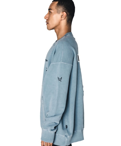 BAD BOY（バッドボーイ）の「【BADBOY】PRDX別注BADBOYダメージスウェット（スウェット・レディース・グレー/ブラック・LARGE/MEDIUM）」の12枚目の写真