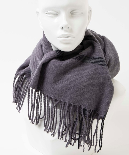 WEGO（ウィゴー）の「WEGO/ボリュームマフラー（ストール/ショール・レディース・ブラック/ベージュ/ネイビー/グレー/ブラック系その他/グレー系その他/ワイン・FREE）」の13枚目の写真
