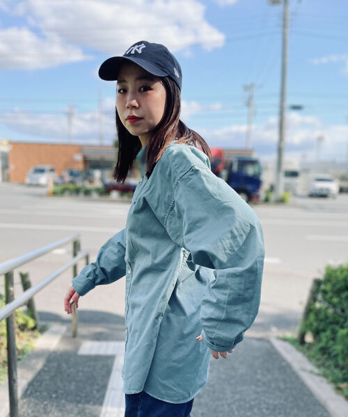 BEVERLY HILLS POLO CLUB（ビバリーヒルズポロクラブ）の「【BEVERLY HILLS POLO CLUB/ビバリーヒルズポロクラブ】ビッグB.Dシャツ（シャツ/ブラウス・メンズ・ホワイト/ライトブルー/ブラック/ベージュ/グリーン・MEDIUM/LARGE/X-LARGE）」の6枚目の写真